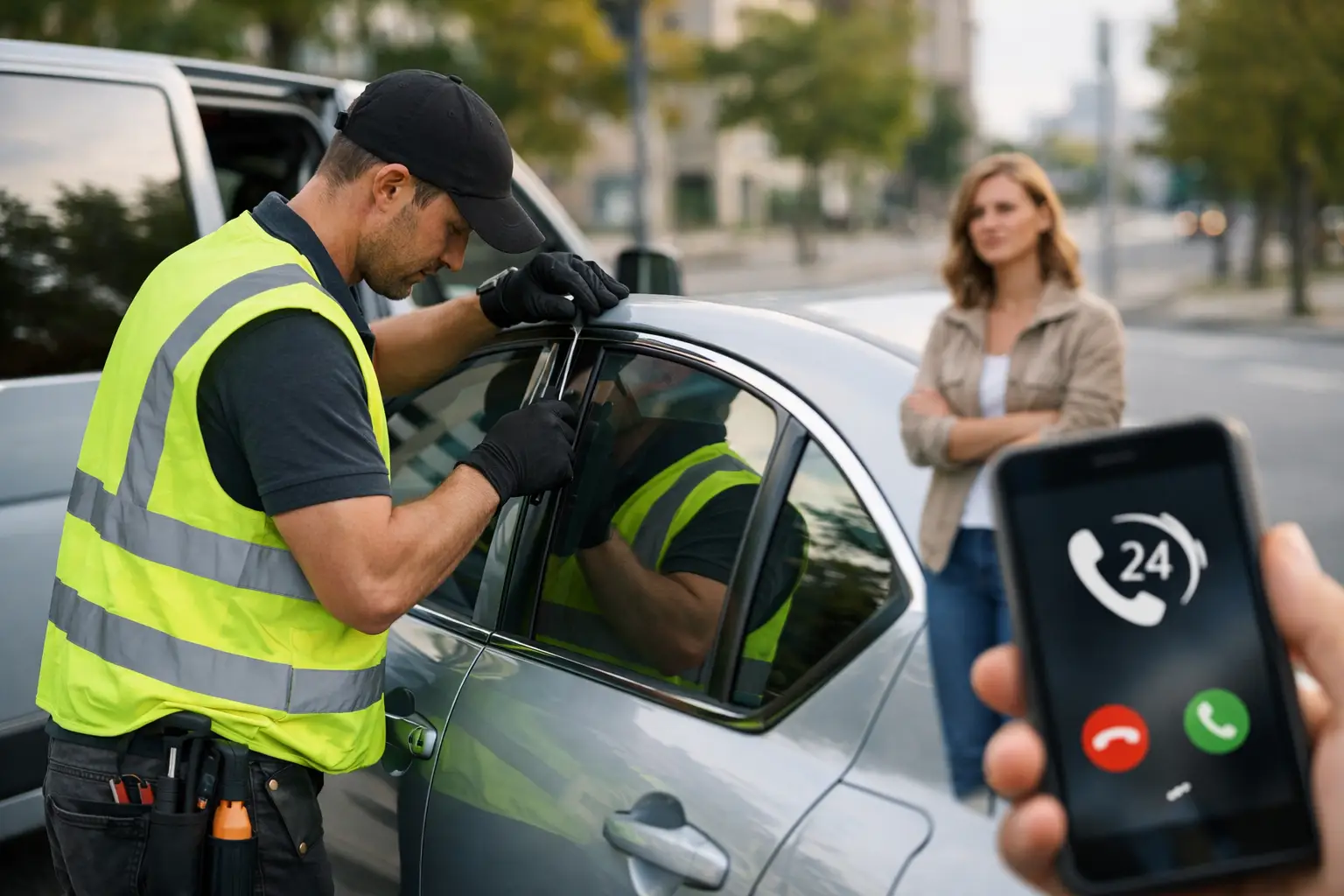24h autolukuabi, kui auto jääb lukku