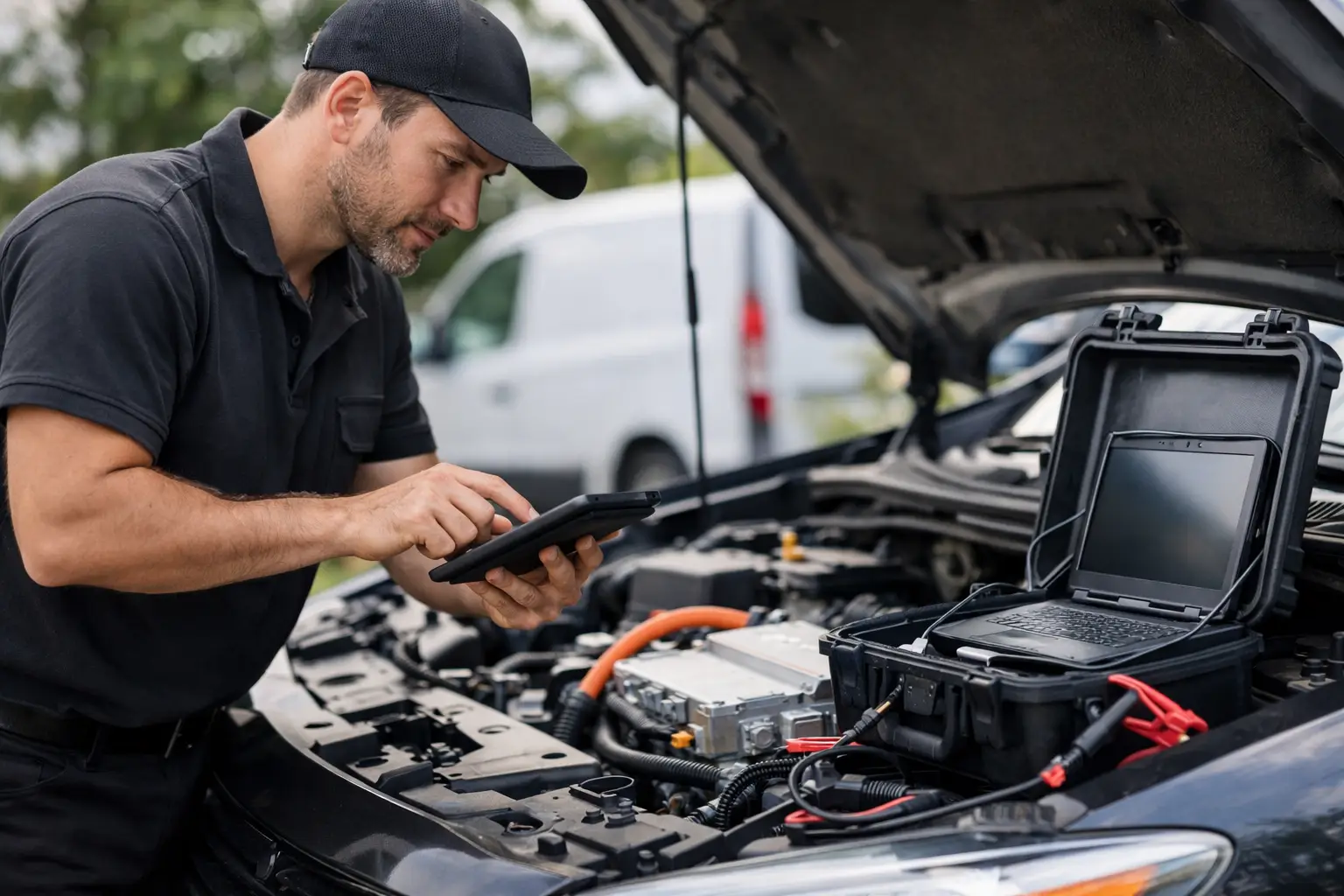 Auto elektrivea diagnostika kohapeal
