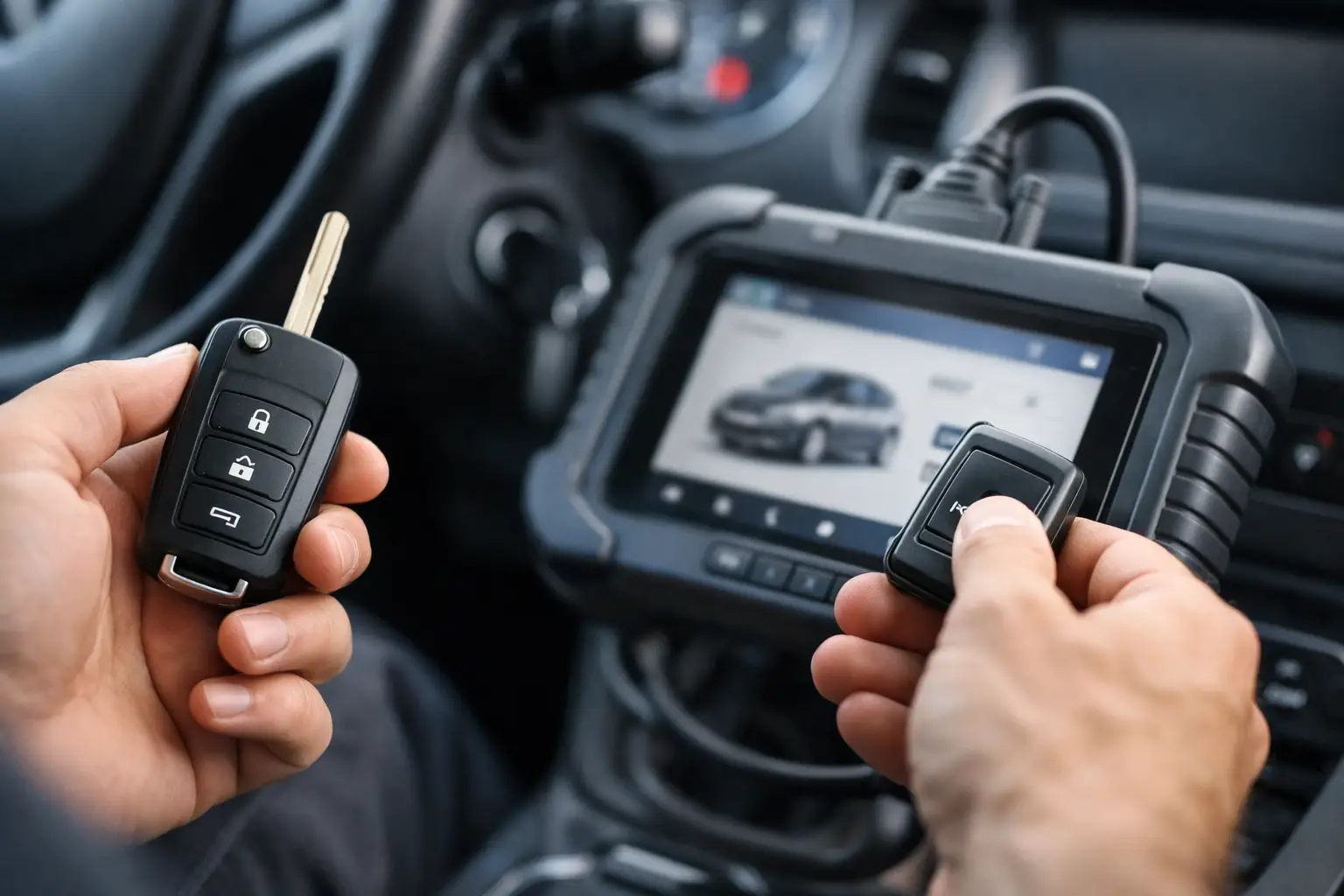 Immobilaiseri võtme programmeerimine