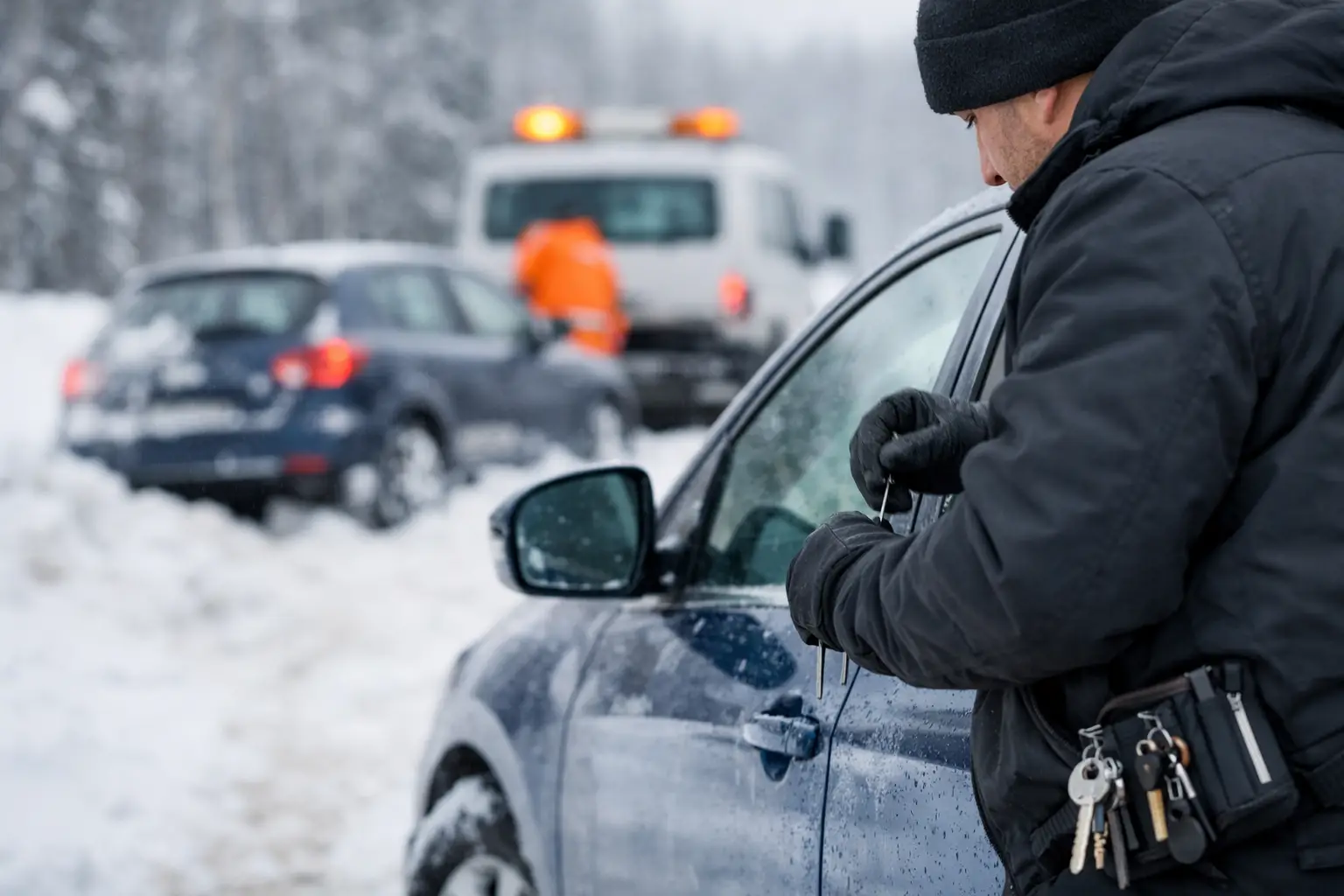 Kiire lukuabi Järvamaal, kui auto jääb kinni
