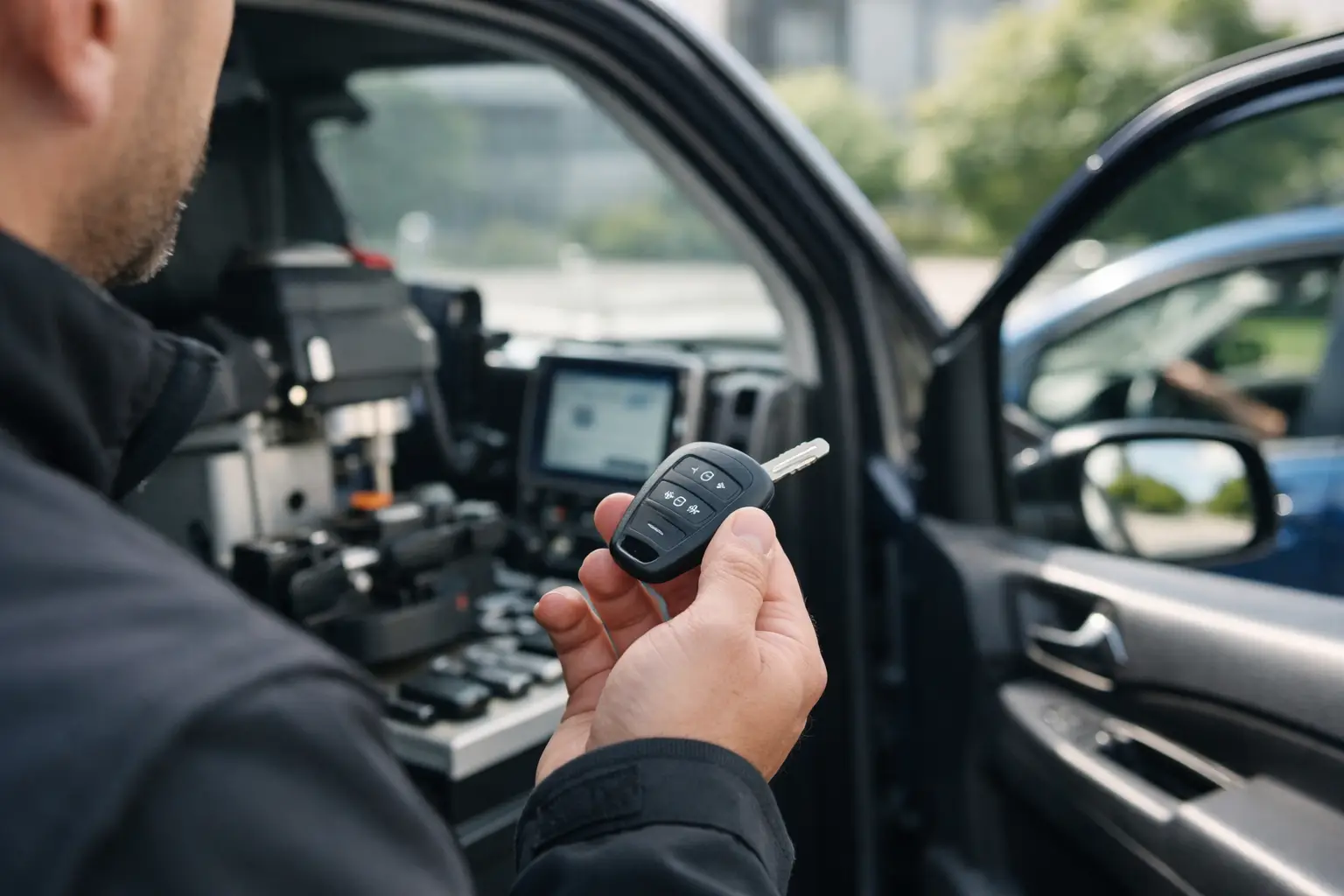 Mobiilne autovõtmete valmistamine kohapeal