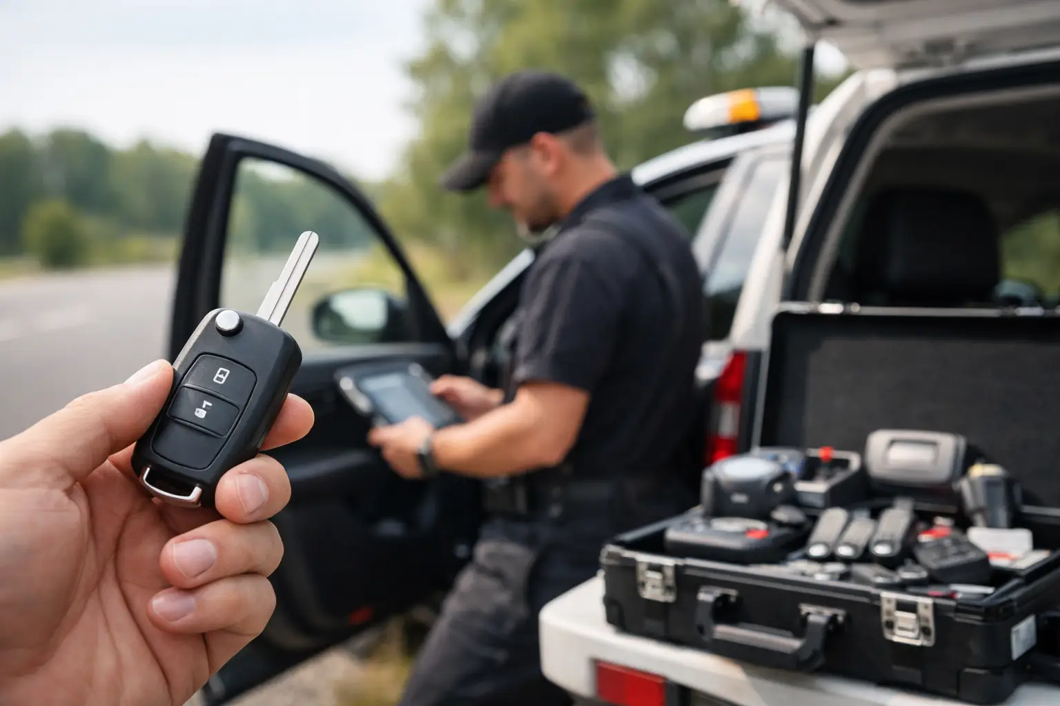 Autovõtme taastamine sündmuskohal ilma viivituseta