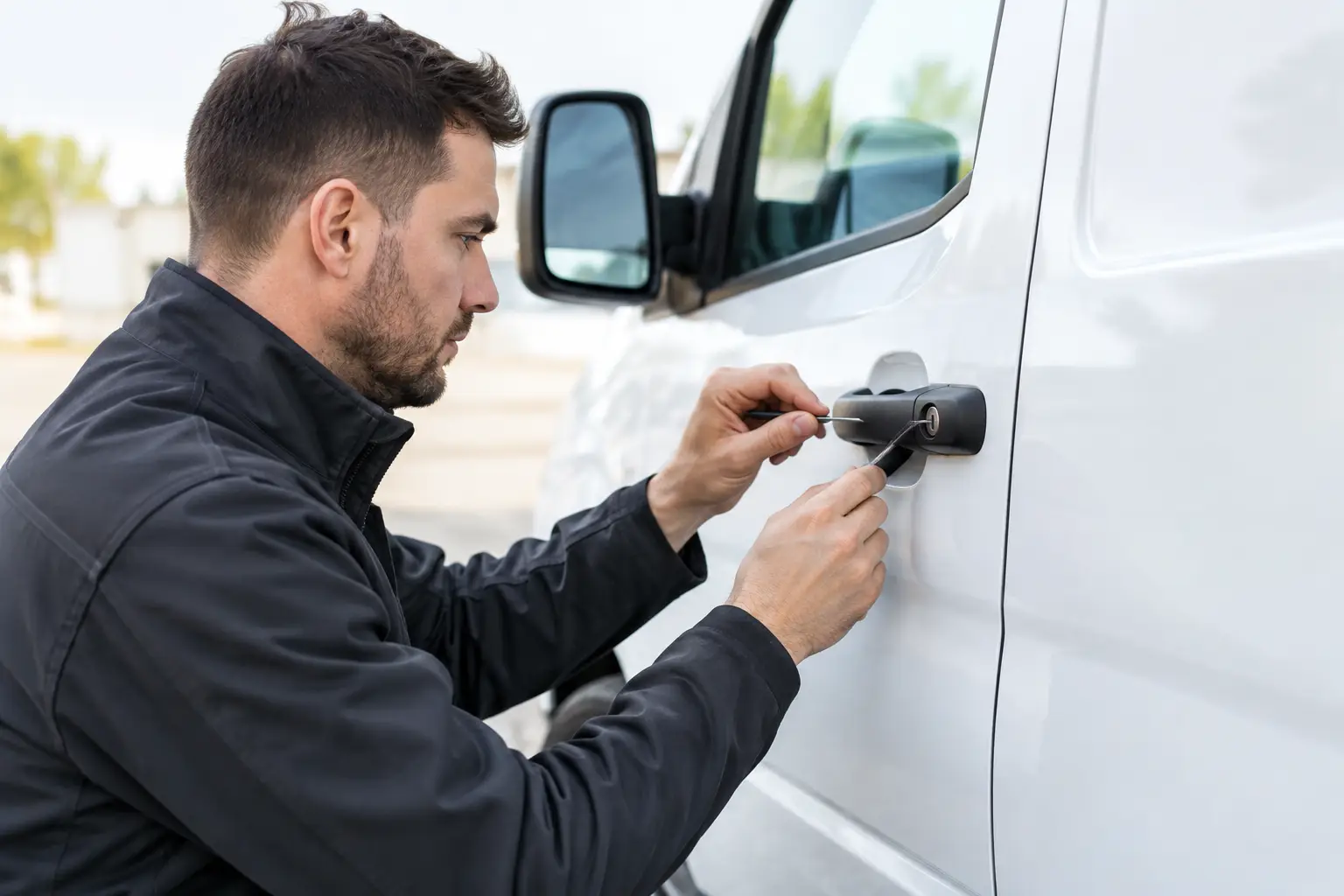 Kuidas avada lukustunud pakiauto turvaliselt?